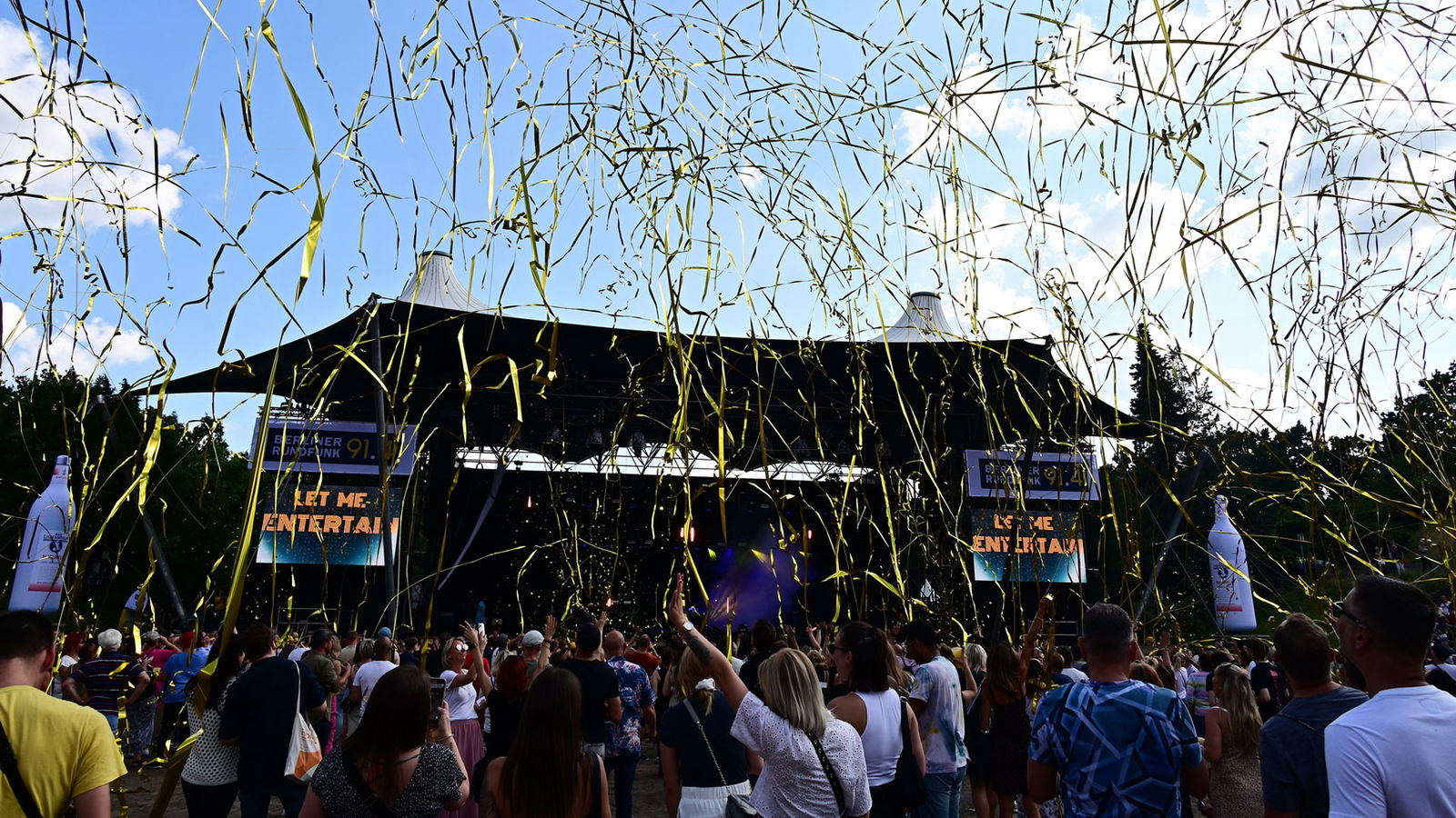 Konfetti und es geht los