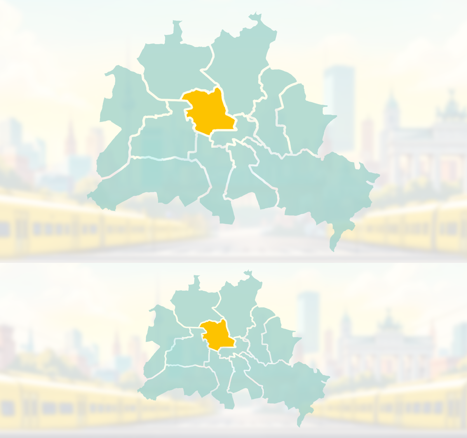 Nächster Halt, Berlin! Bezirk Mitte