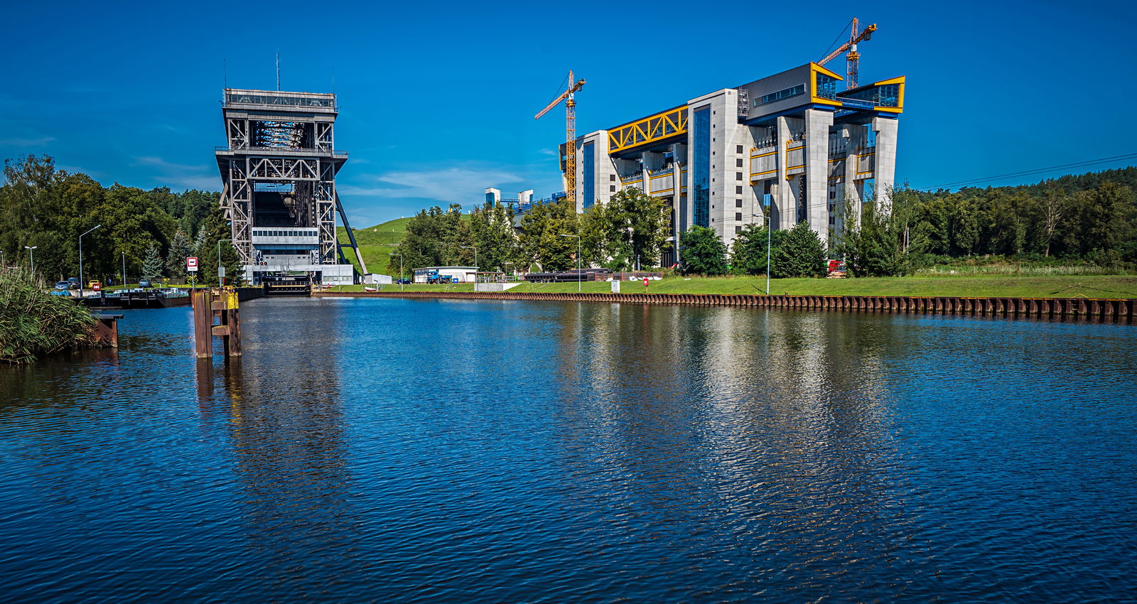 Frühlingswochenende in Berlin Schiffshebewerk Niederfinow