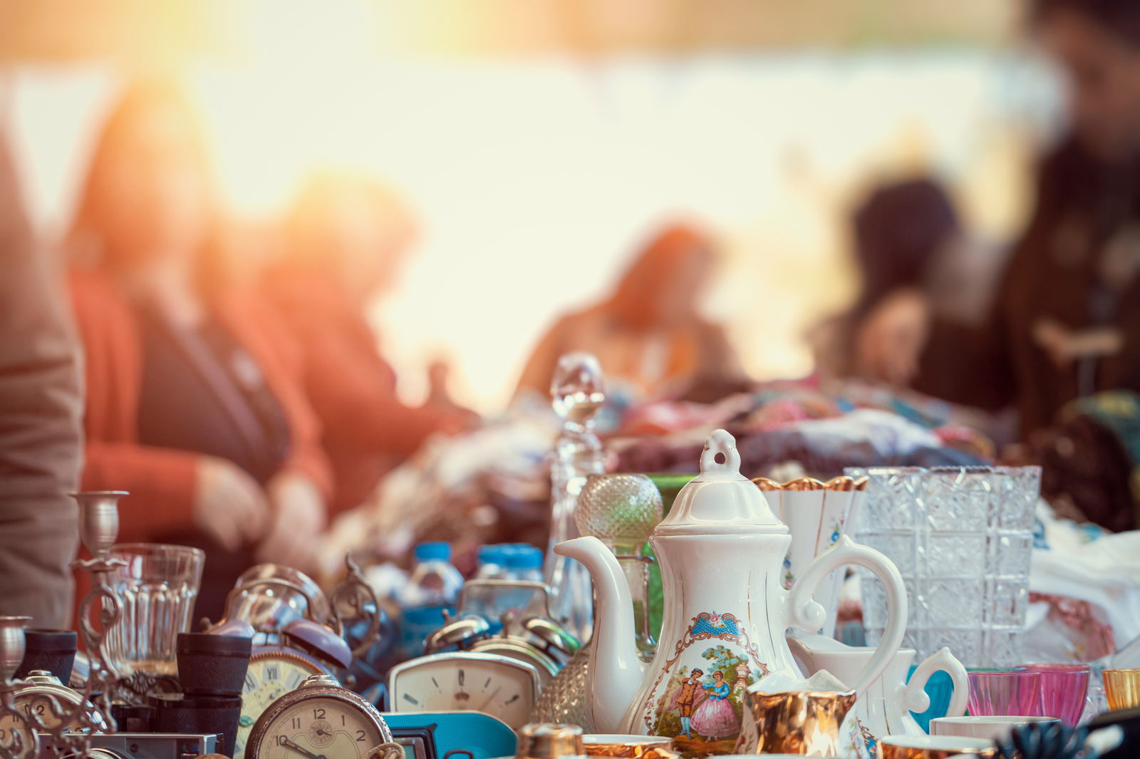 Frühlingswochenende in Berlin Flohmarkt