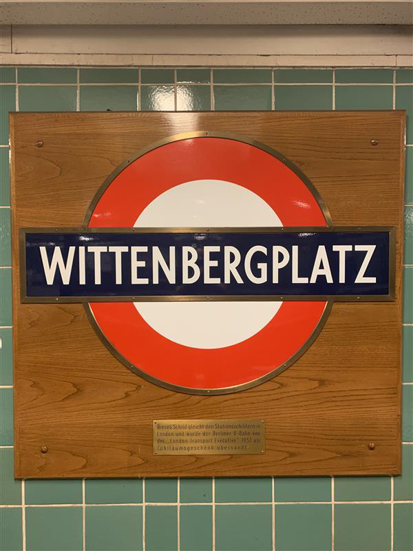 U-Bahnhof Wittenbergplatz