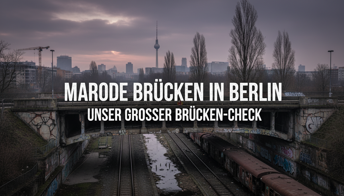 Marode Brücken in Berlin: Unser großer Brücken-Check