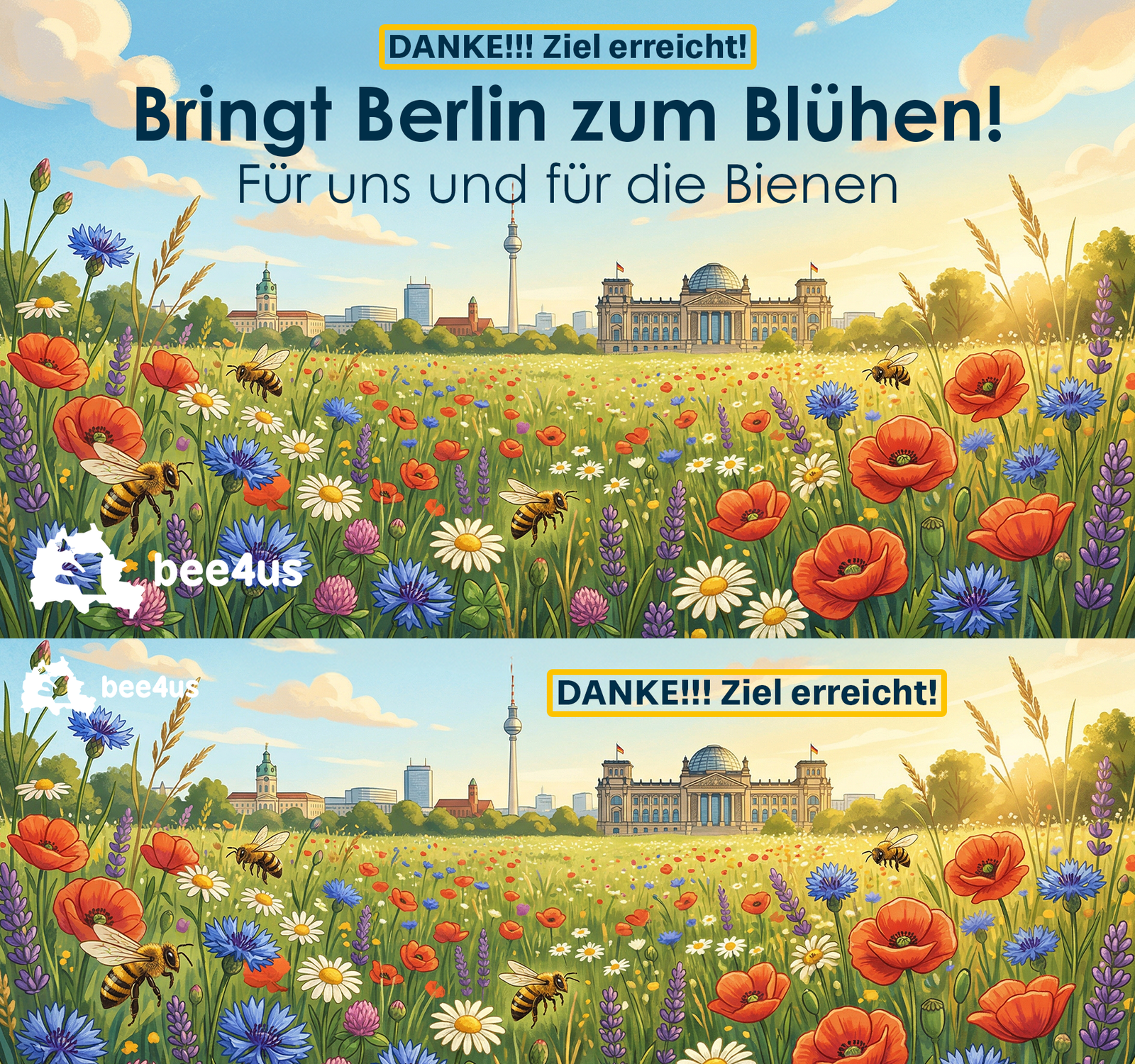 Berliner Rundfunk Aktion mit Bee4us