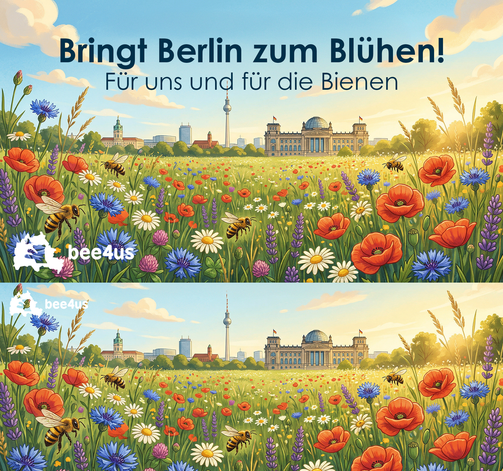 Bringt Berlin zum Blühen! Für uns und für die Bienen!
