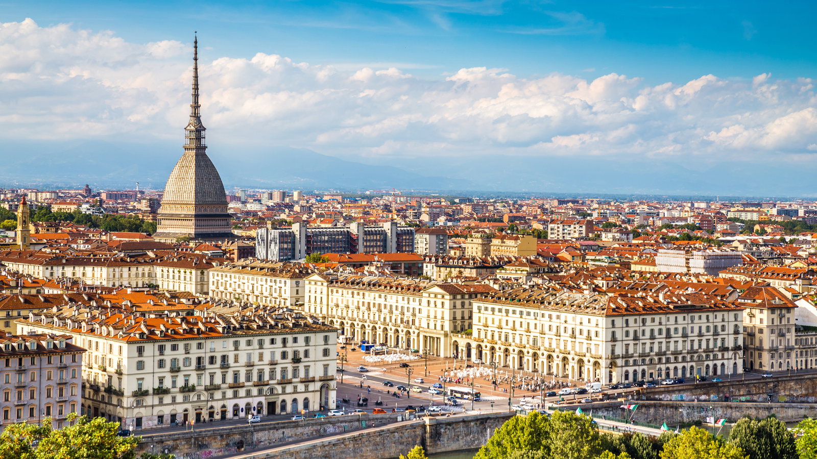Silhouette von Turin