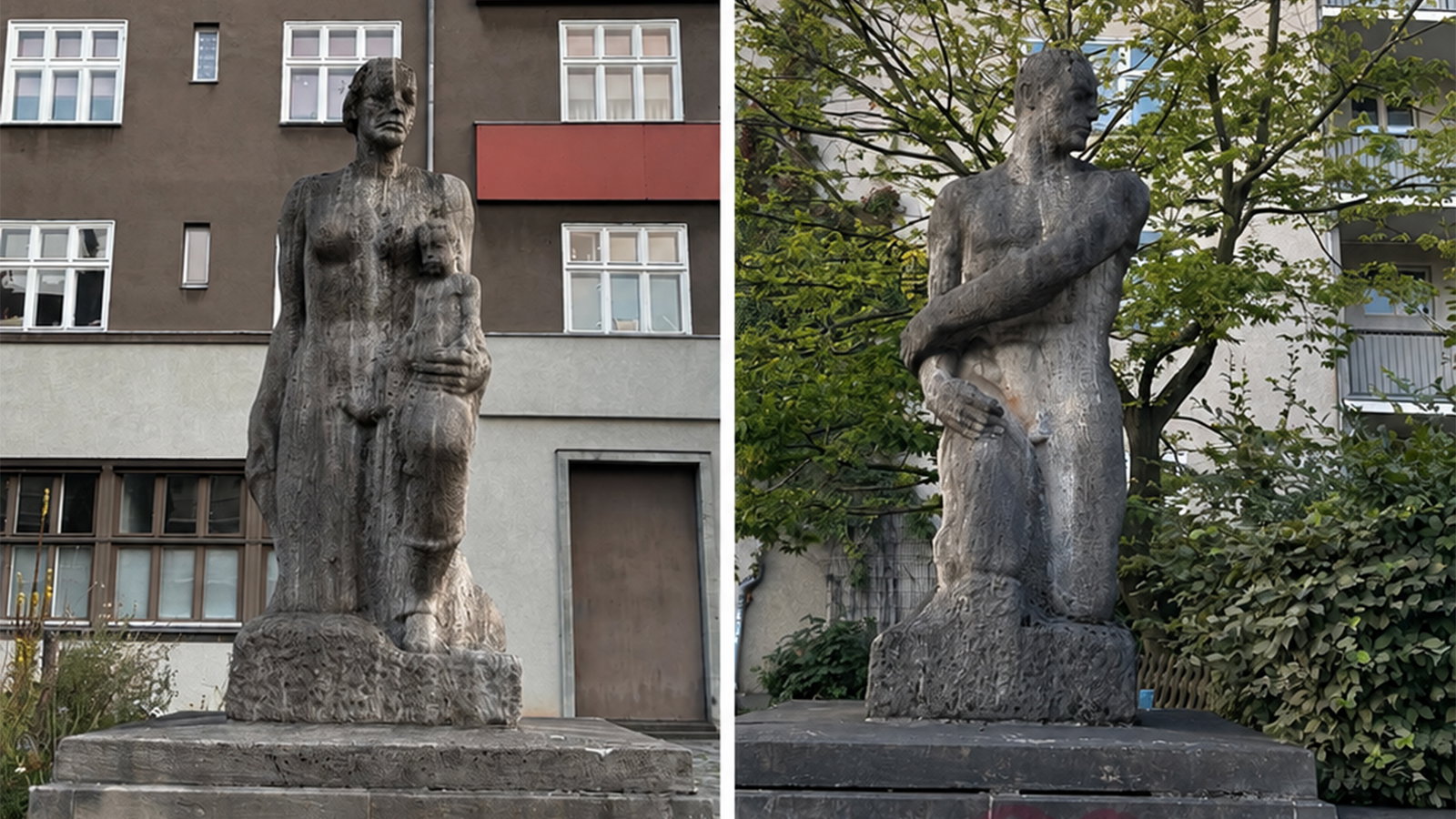 Sandsteinskulpturen in Charlottenburg