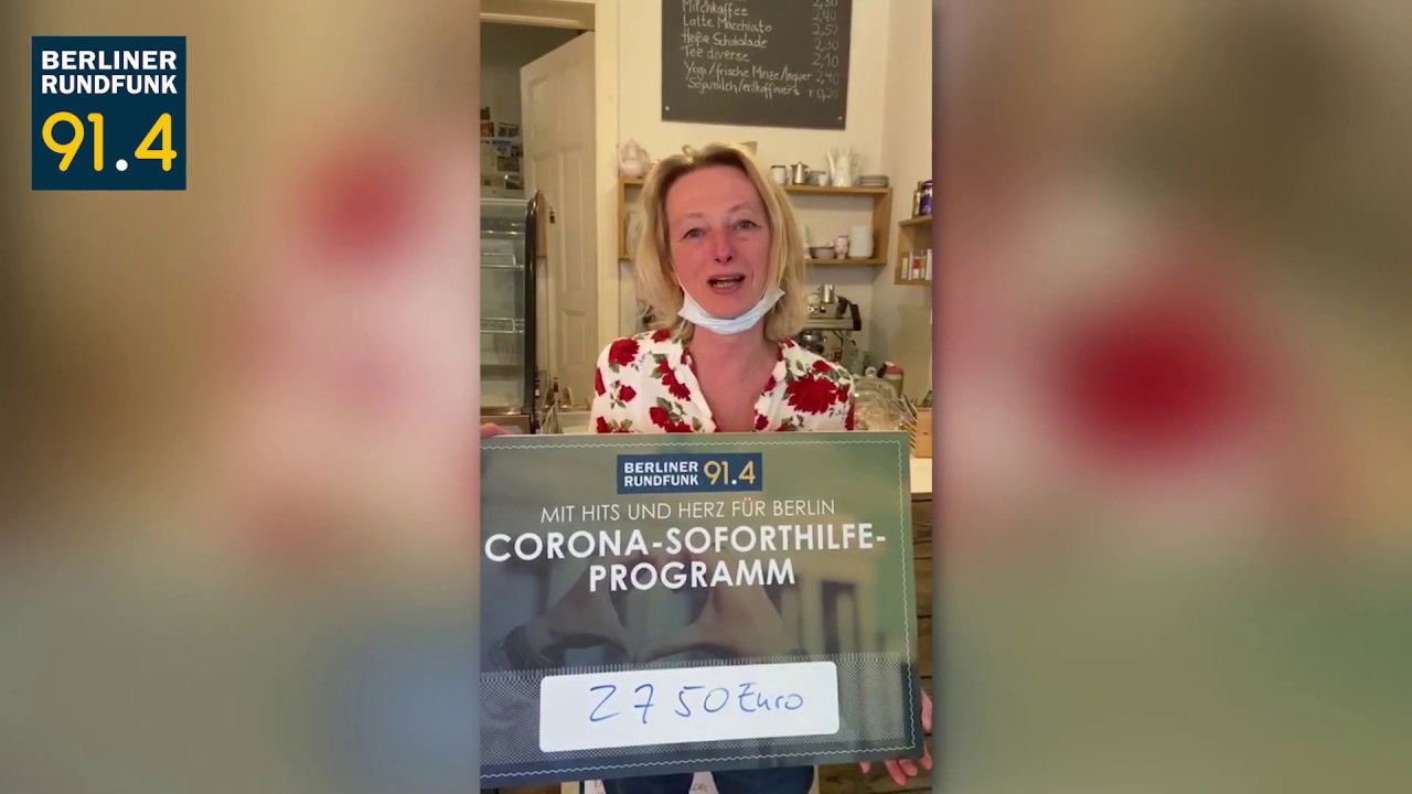 2750€ für Café Schnittchen | Mit Hits und Herz für Berlin