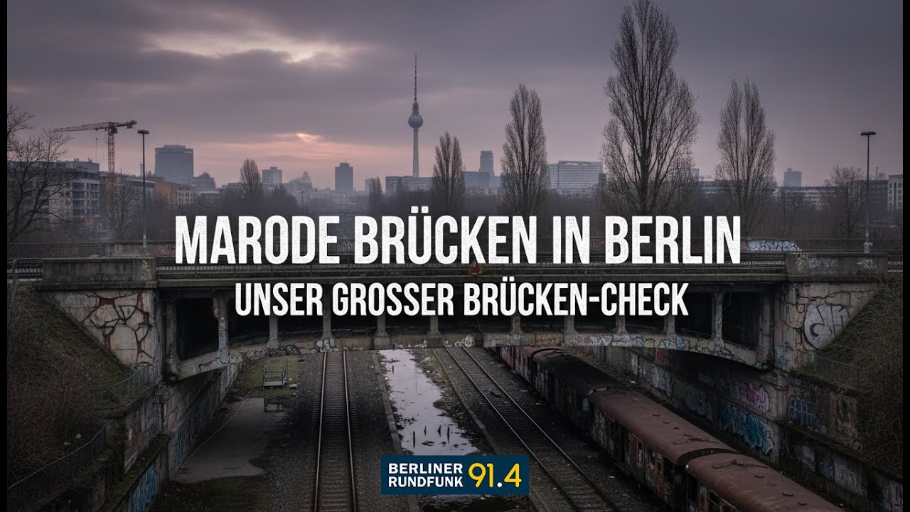 Marode Brücken in Berlin: UNSER GROSSER BRÜCKEN-CHECK