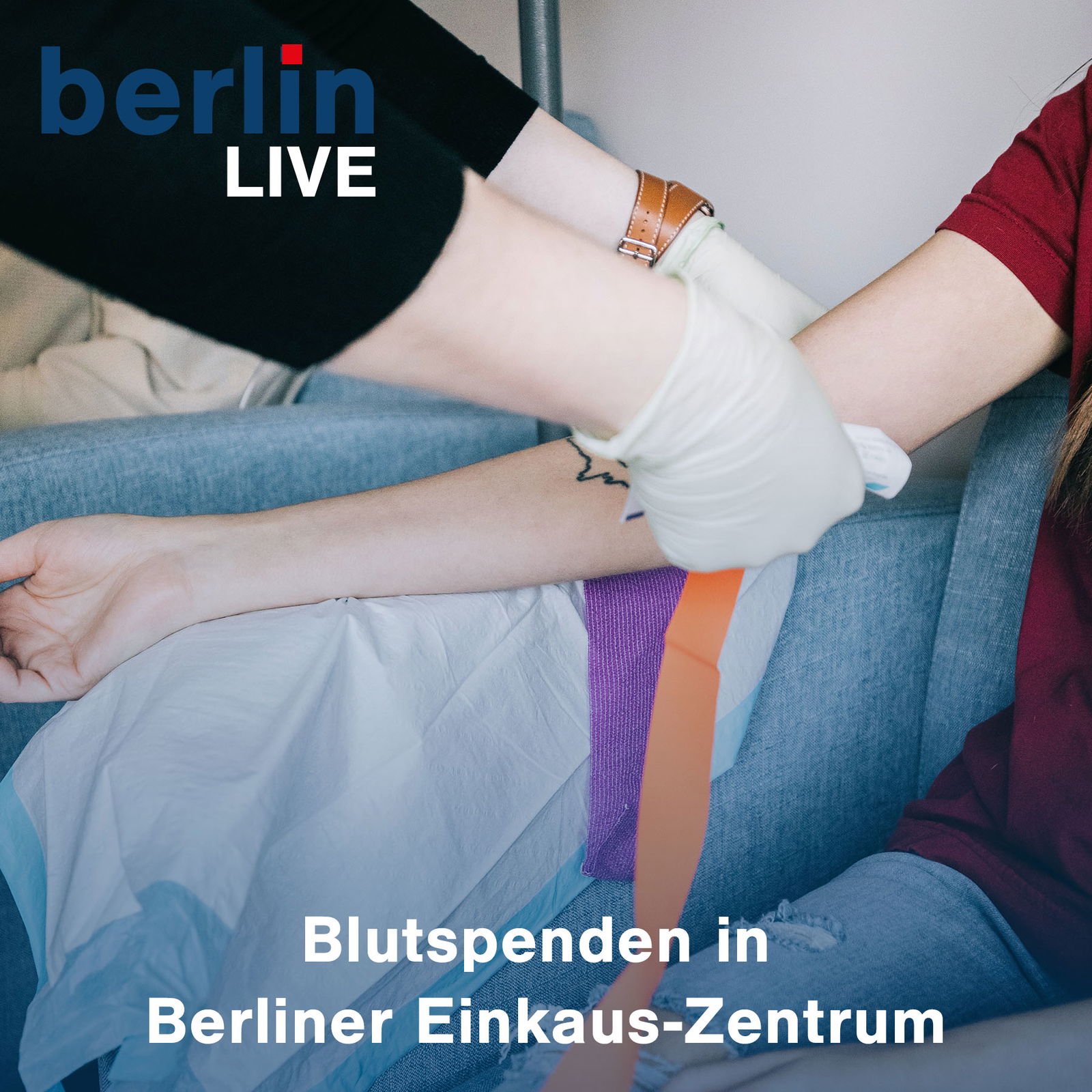 Blutspenden im Einkaus-Zentrum - Berlin Live