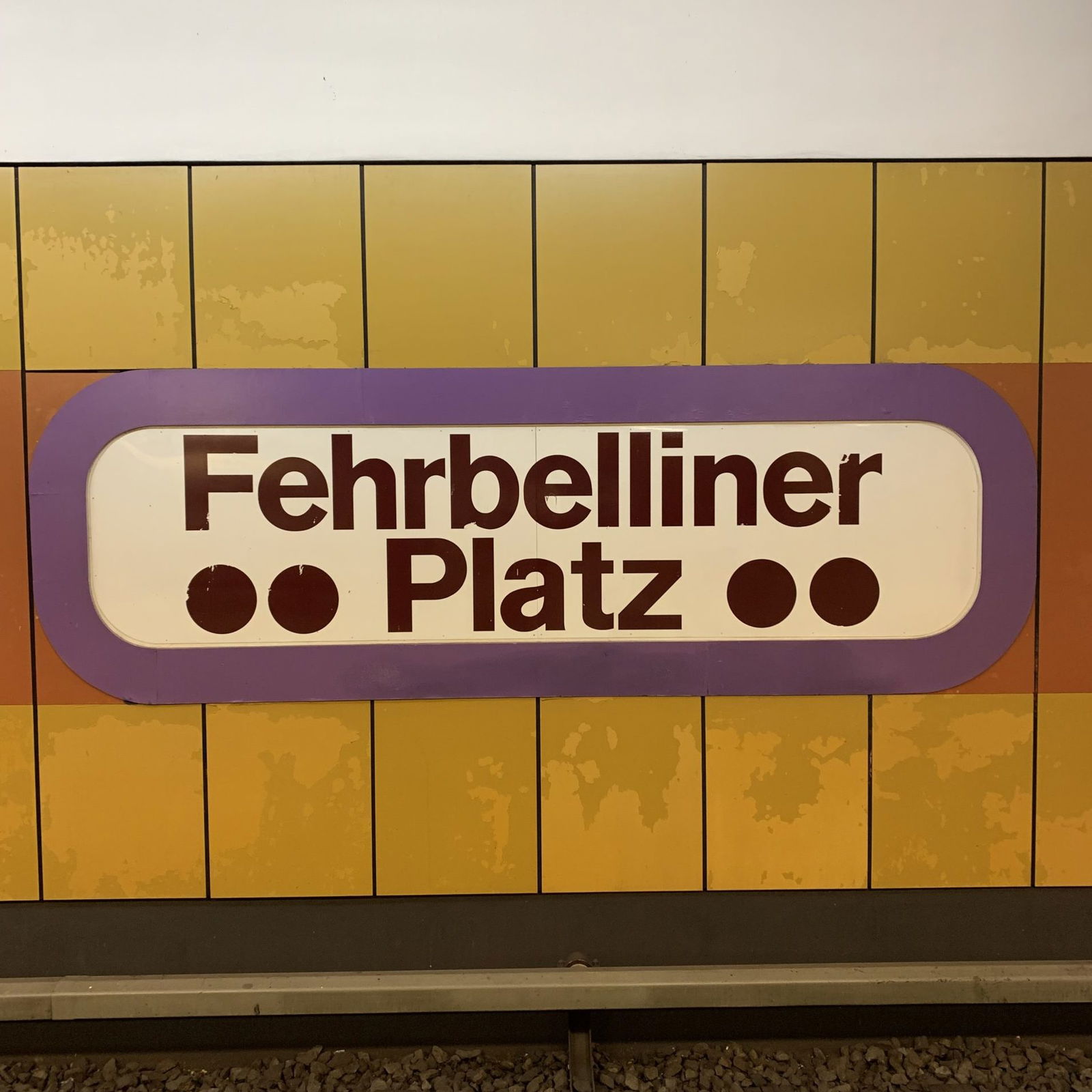 U-Bahnhof Fehrbelliner Platz